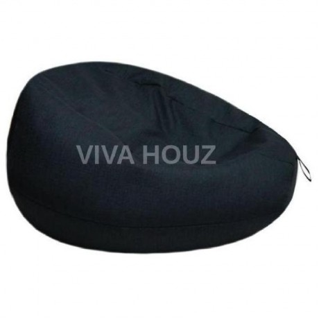 VIVA HOUZ - GIANT Bean Bag / Chair / Sofa, XXL Size (MYSTERY BLACK)