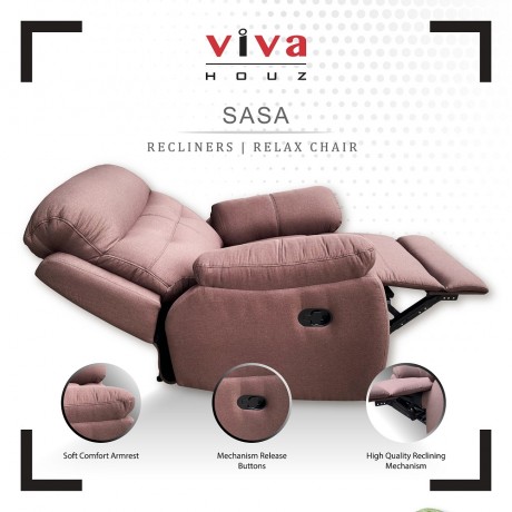 Sasa Single Seat Recliner Chair Sofa Premium Quality Made In Malaysia